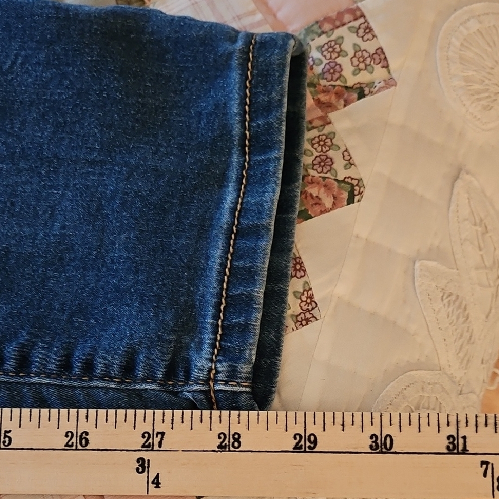 Curve Appeal Light Wash High Rise Essential Skinny Jeans  Size 14/32 - Picture 5 of 7
